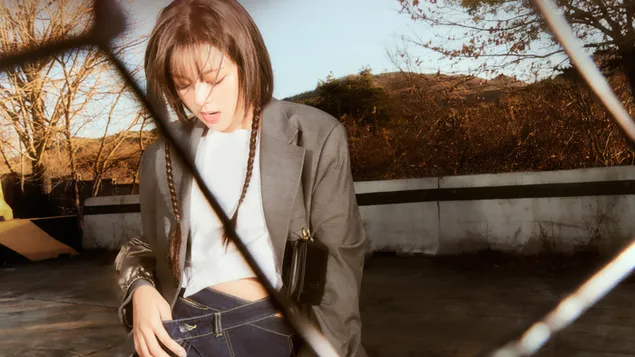 jeongyeon twice - socraigh mv saor in aisce me (ready to be - albam) shoot ioslodail