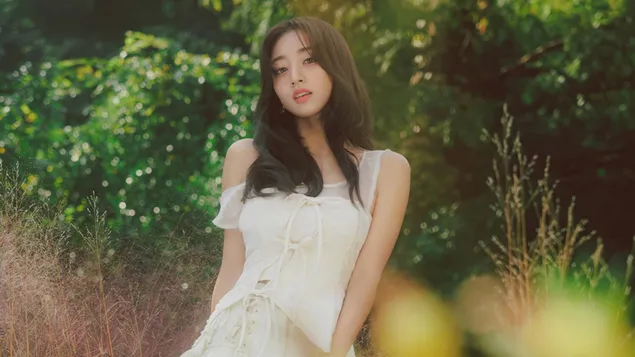 Jihyo של TWICE | צילומי MV 'I Got You' 4K טפט