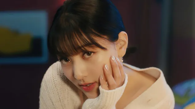 צילומי אלבום Jihyo - זריחה לאור ירח של TWICE 4K טפט