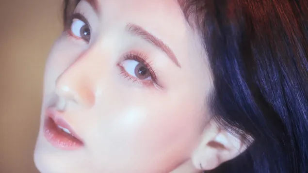 Jihyo של TWICE | צילום MV אור ירח זריחה 4K טפט