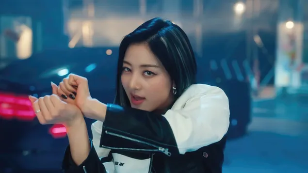 Jihyo של TWICE - שחרר אותי לירי MV 4K טפט