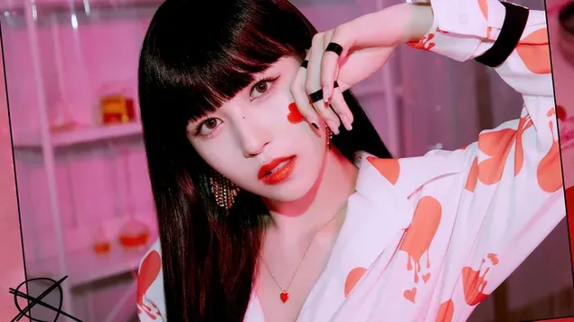 มินะ TWICE ถ่ายแบบในอัลบั้ม 'Formula of Love: O+T=<3 (Break It Ver.)' 4K วอลเปเปอร์