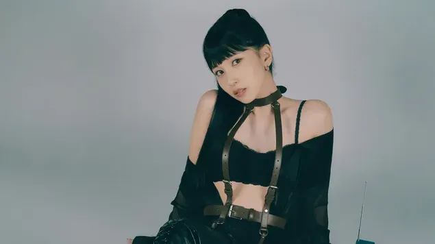 מינה של TWICE ב-'Talk that Talk' MV (קונספט 1) צילום 4K טפט