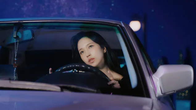 TWICE's Mina | Moonlight Sunrise Album Shoot 4K wallpaper