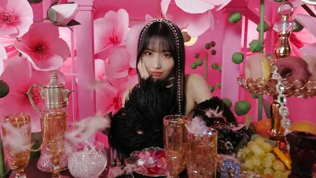 'Momo' של TWICE בצילומי טריילר פתיחה MiSaMo 4K טפט