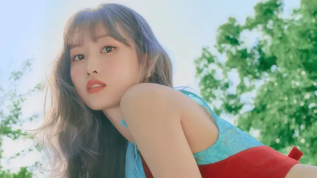 המומו של TWICE ב-'Talk that Talk' MV Photoshoot 4K טפט