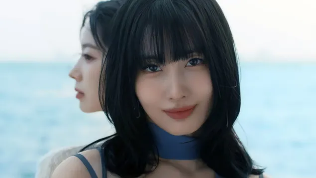 TWICE's Momo with Dahyun | 'I Got You' MV Shoot 4K wallpaper