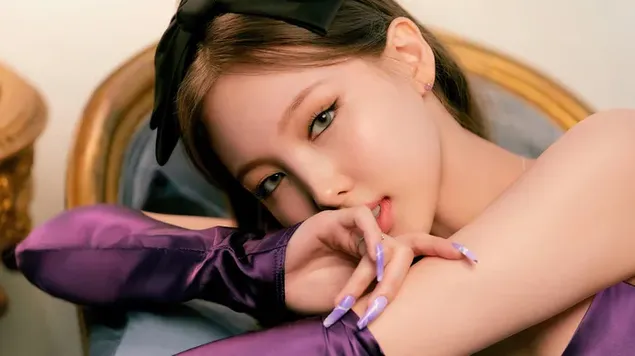 Nayeon de TWICE en sesión de fotos de I'm Nayeon (álbum en solitario) - Foto conceptual 4K fondo de pantalla