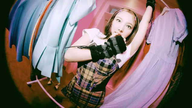 TWICE's Nayeon am 'The Feels' MV Photoshoot 4K Tapeten