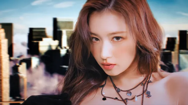 "Sana" של TWICE ב-MiSaMo (תת-יחידה פעמיים) צילום טריילר פתיחה 4K טפט