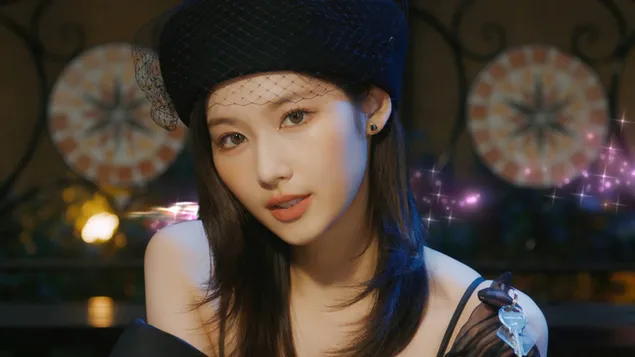 TWICE's Sana : Moonlight Sunrise MV Shoot 4K bakgrunn