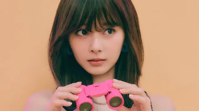 Tzuyu של TWICE ב-'Talk that Talk' MV (קונספט 2) צילומי תמונות 4K טפט