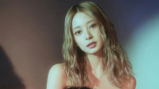 Tzuyu של TWICE | צילום MV אור ירח זריחה 4K טפט