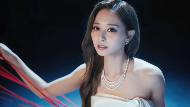 Tzuyu של TWICE - שחרר אותי לצילום MV 4K טפט