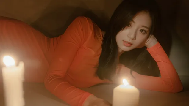 TWICE's Tzuyu | Снимање на албумот „With You-th“. 4K тапет