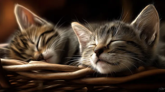 Teng nokagonoZhong deWan matsuteiru2Pi noPing He naZi Mao  daunrodo