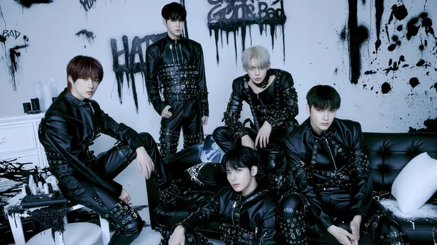 TXT 전체 멤버 - Good Boy Gone Bad MV Shoot | Minisode 2: 목요일의 아이 (앨범) 4K 배경화면