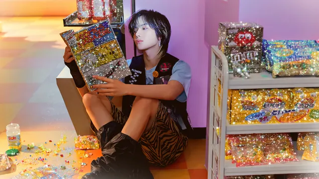 txt beomgyu | loser=lover mv shoot - the chaos chapter: freeze album [fight or escape ver.] daunrodeu