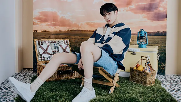 TXT Huening Kai - Blue Hour MV Shoot (Minisode1 : Blue Hour Album) کاغذدیواری  4K