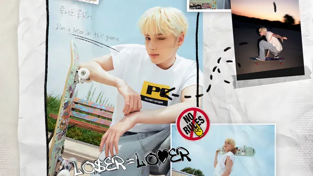 TXT Huening Kai | بازنده=Lover MV Shoot | فصل آشوب: آلبوم فریز (نسخه مبارزه یا فرار) کاغذدیواری  4K