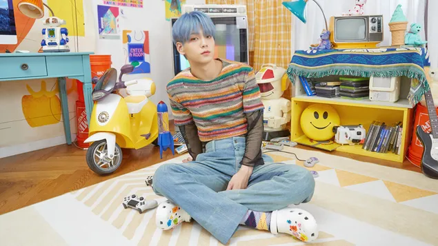 TXT Soobin - Blue Hour MV Shoot (Minisode1: Blue Hour Album) کاغذدیواری  4K