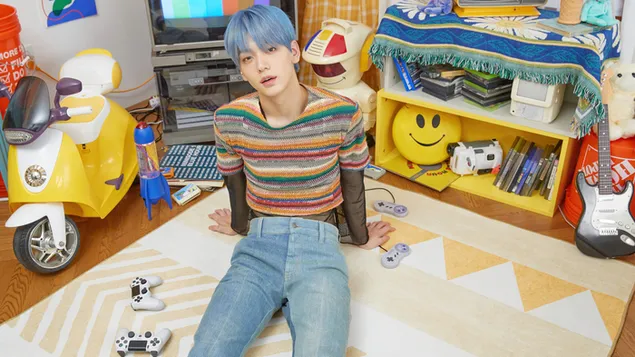 TXT 'Soobin' در Blue Hour MV Shoot (Minisode1 : Blue Hour Album) کاغذدیواری  4K