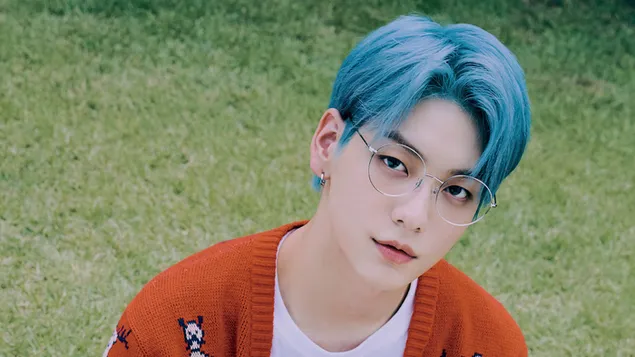 TXT 'Soobin' در Blue Hour MV Shoot کاغذدیواری  4K