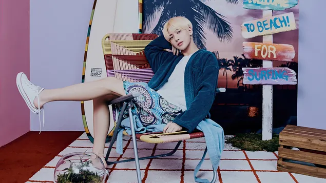 TXT 태현 | 블루아워 M/V 촬영 4K 배경화면