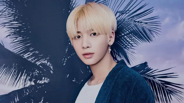 Metin Taehyun | Mavi Saat MV Çekimi 4K duvar kağıdı