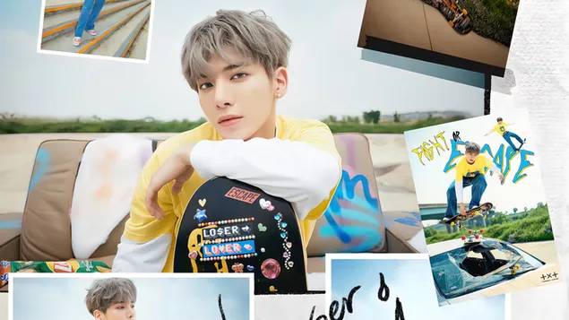 TXT Taehyun - Kaybeden=Aşık MV Çekimi | Kaos Bölümü: Albümü Dondur (Fight or Escape Ver.) 4K duvar kağıdı