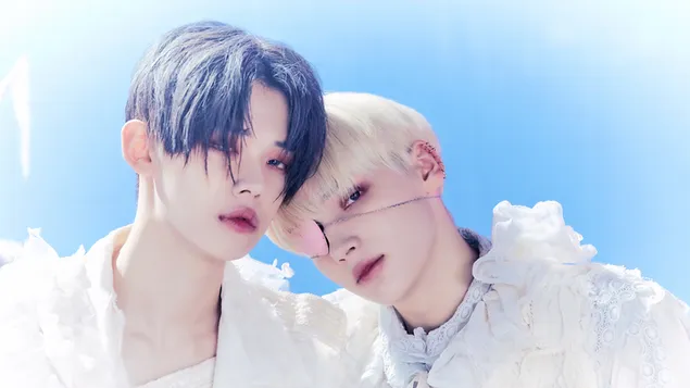 TXT Yeonjun with Huening Kai - The Chaos Chapter : 冻结专辑拍摄 4K 壁纸