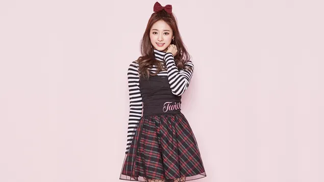 Tzuyu din „Twice” (K-pop Band) 8K imagine de fundal