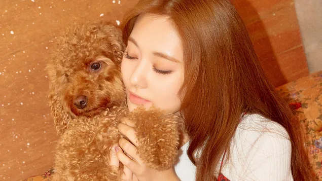 Tzuyu in 'Fancy You' MV Shoot from Twice [K-Pop Band] 4K wallpaper