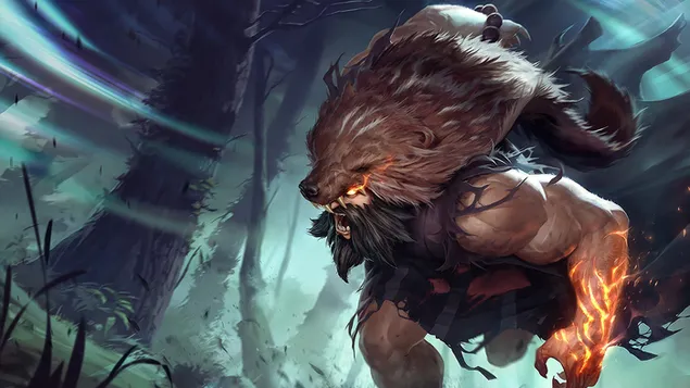 „Udyr” Splash Art – League of Legends (LOL) 4K háttérkép