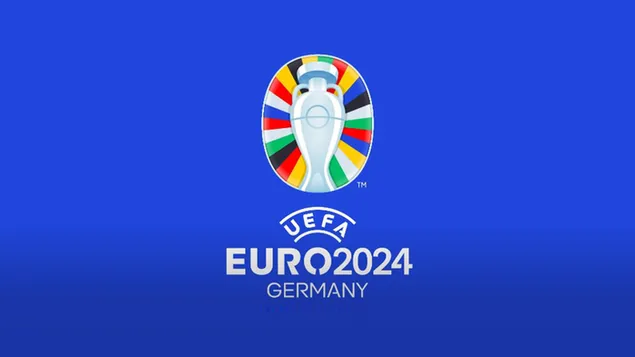 Plakat organizacije UEFA Euro 2024 Njemačka HD pozadina