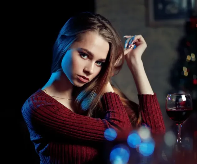 Ukrainian social media influencer and model Eva Fedorova 4K wallpaper