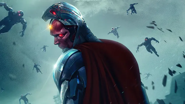 Ultron And Vision crossover