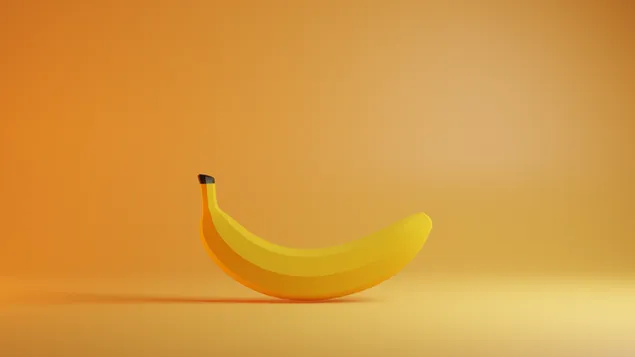 un plátano amarillo