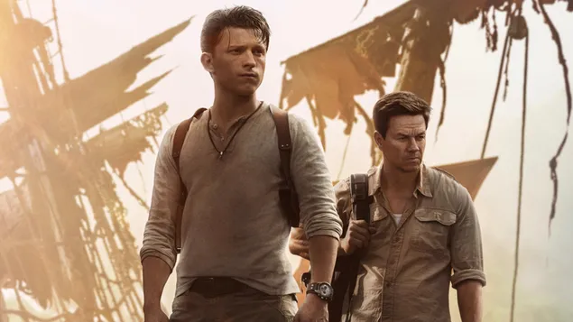 Tapeta Uncharted - Nathan Drake & Victor Sullivan 2K