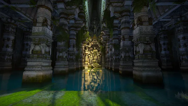 Uncharted: Templul moștenirii pierdute 4K imagine de fundal