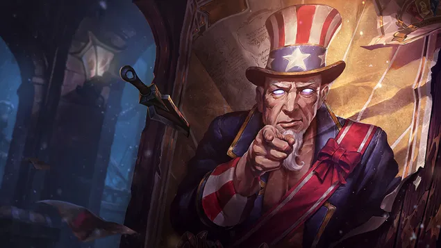 Uncle 'Ryze' Splash Art - 英雄联盟 (LOL) 4K 壁纸