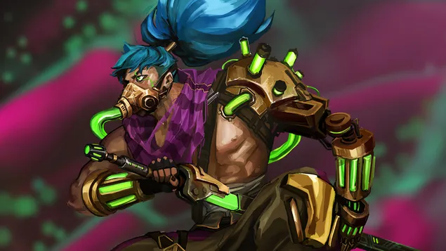 Undercity 'Yasuo' - League of Legends (LOL) 4K fons de pantalla