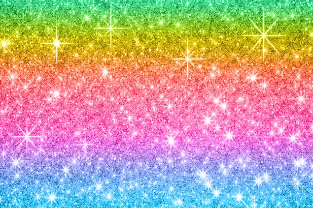 Svjetlucava pozadina jednoroga 4K pozadina