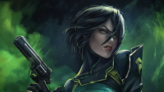 Taustakuva Unmask Agent 'Viper' - Valorant (Riot Video Game) 4K