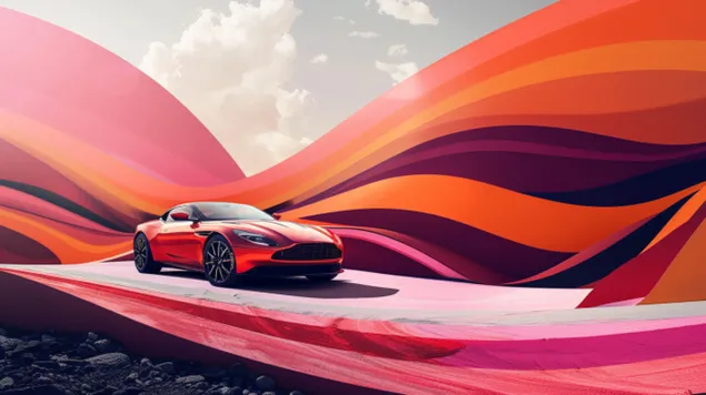 Afsløring af charmen ved Aston Martin DB11 8K baggrundsbillede