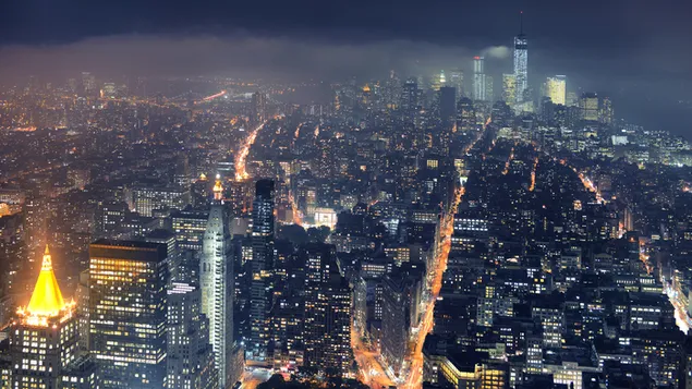 Urban - Lichter der Stadt 4K Hintergrundbild