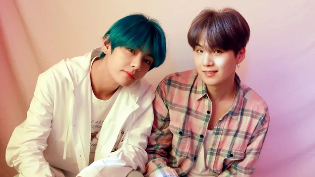 v (kim tae-hyung) se sugou v 'map of the soul: persona' shoot z bts (bangtan boys) stahnout