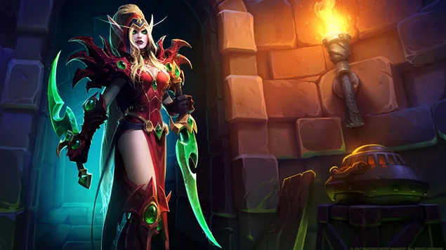 Valeera Sanguinar - World of Warcraft [WoW] 4K achtergrond