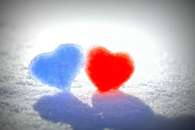 Valentijnsdag - bevroren harten