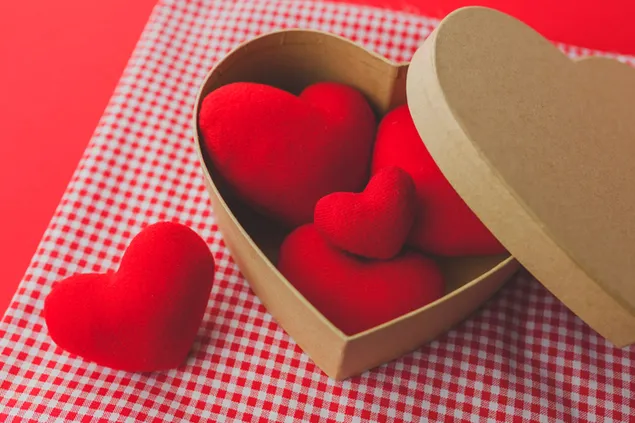 Valentijnsdag - Rode hartendoos